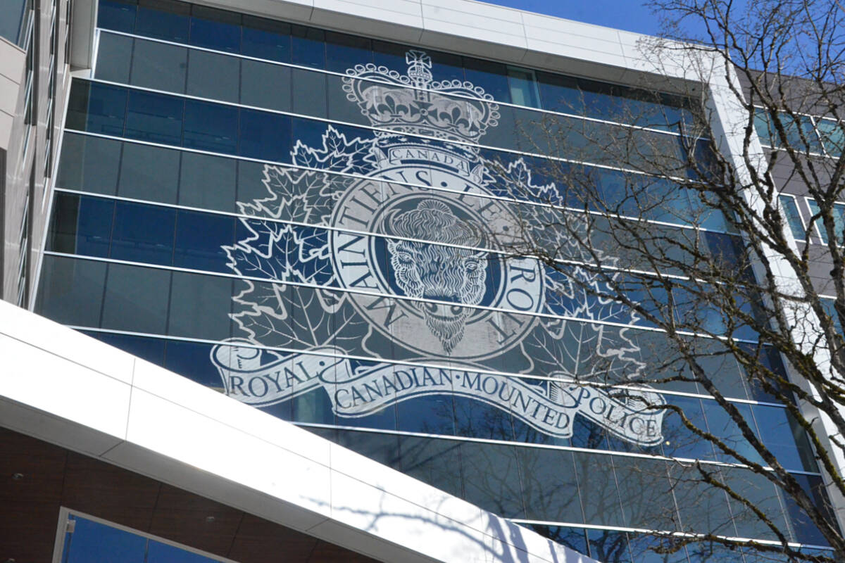 Major fraud investigations in B.C. are usually handled by the RCMP’s FSOC unit out of its E Division headquarters in Surrey. (Matthew Claxton/Langley Advance Times)