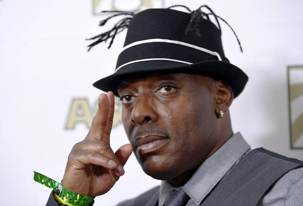 FILE - Coolio appears at the 2015 ASCAP Rhythm & Soul Awards in Beverly Hills, Calif., on June 25, 2015. A single from rapper, who died on Sept. 28, 2022 at age 59, “TAG You It,’” dropped Friday featuring Too $hort and DJ Wino. The estate of rapper Coolio plans to release a studio album, “Long Live Coolio,” later this year that the Grammy-winning hitmaker had been working on in the days before he died. (Photo by Chris Pizzello/Invision/AP, File)