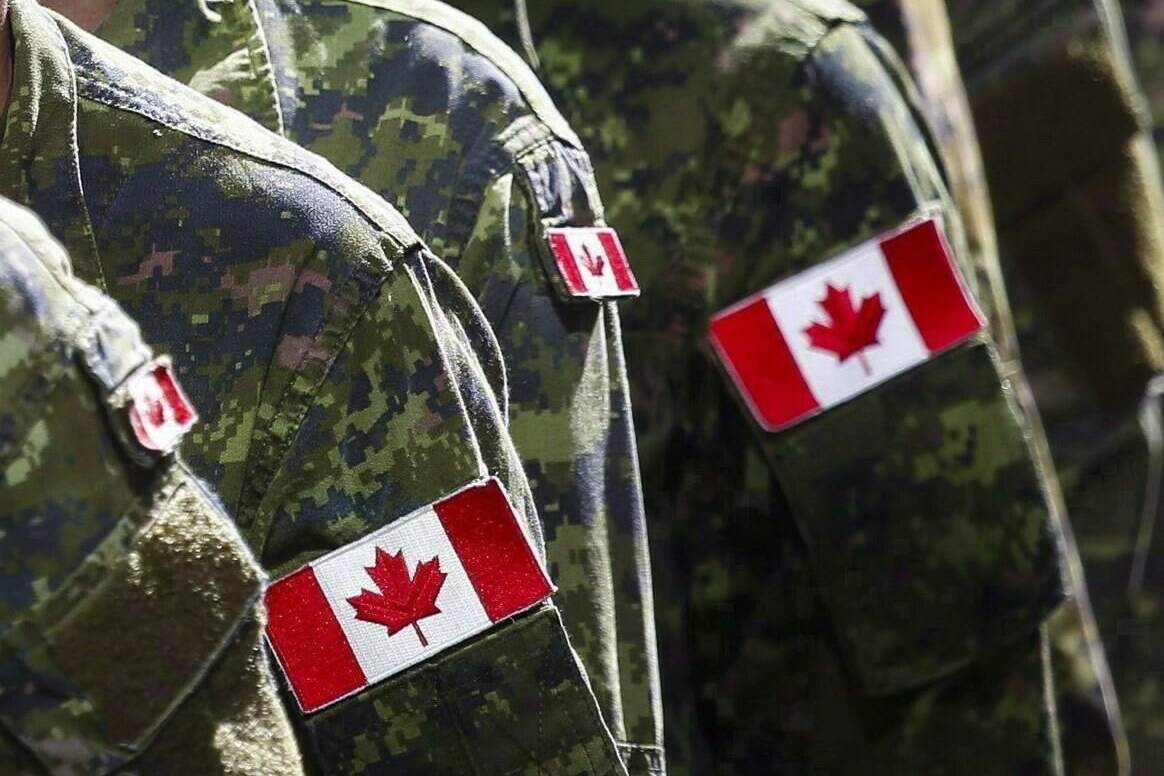 Members of the Canadian Armed Forces march in Calgary on July 8, 2016. The Canadian Armed Forces is rolling out a new housing benefit to help troops posted to expensive communities.THE CANADIAN PRESS/Jeff McIntosh